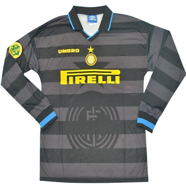 Camiseta Inter Milan Segunda equipo ML 2013/14 Gris